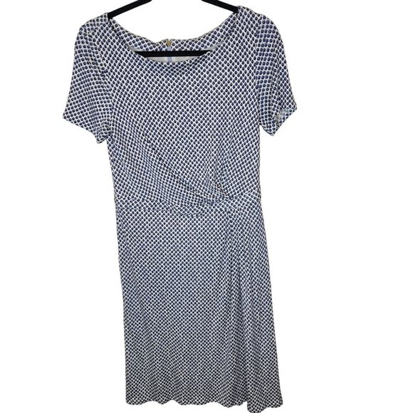 Tory Burch Blue And White Dress Tory Burch Vestido De Malha Polo T Monogram  Light Blue